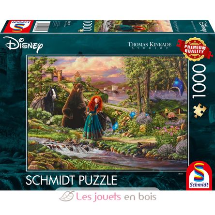 Puzzle Rebelle Princesse Mérida 1000 pcs S-58039 Schmidt Spiele 1