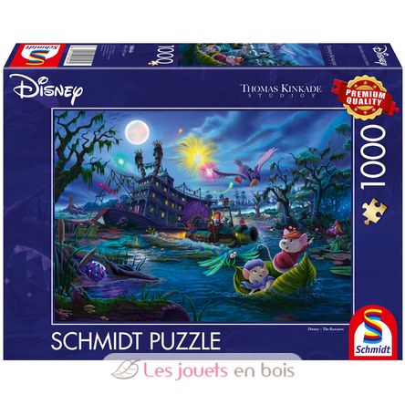 Puzzle Les sauveteurs Bernard et Bianca 1000 pcs S-58046 Schmidt Spiele 1