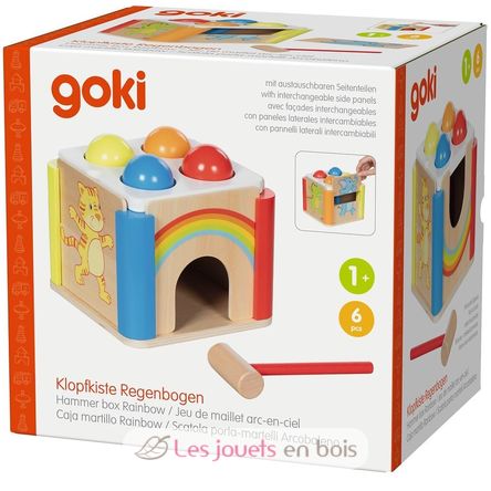 Jeu de maillet arc en ciel GK58297 Goki 7