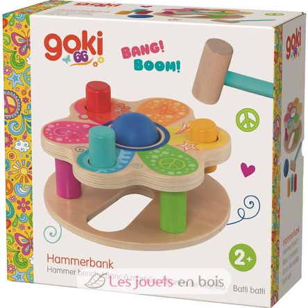 Banc à marteler Flower Power GK58310 Goki 3