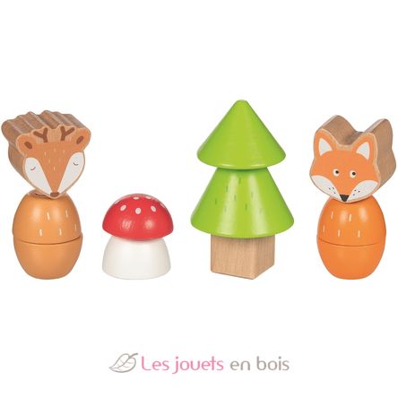 Blocs à visser Les amis de la forêt GK58336 Goki 1