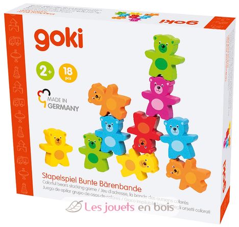 Jeu d'adresse oursons colorés GK58384 Goki 2