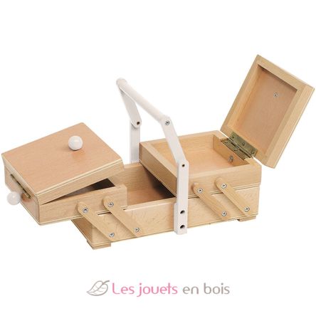 Boîte à couture poignée blanche GK58415 Goki 1