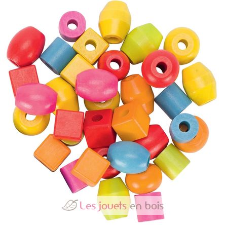 Set de 45 perles en bois GK58498 Goki 2