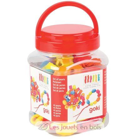 Set de 45 perles en bois GK58498 Goki 5
