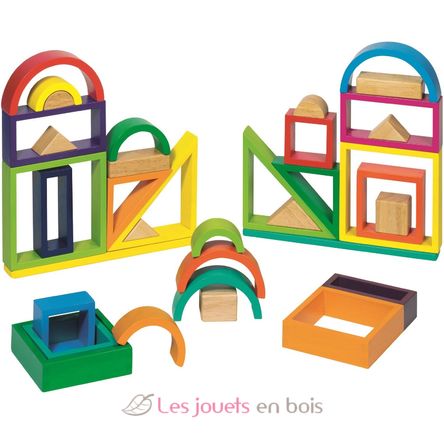 jeu de construction arc-en-ciel goki 58655