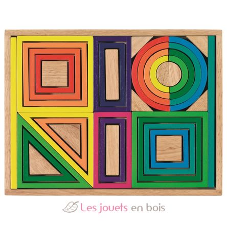 jeu de construction arc-en-ciel goki 58655_1