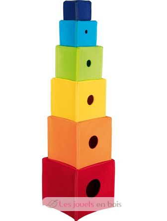 Cubes à empiler en feutrine GK58676 Goki 1