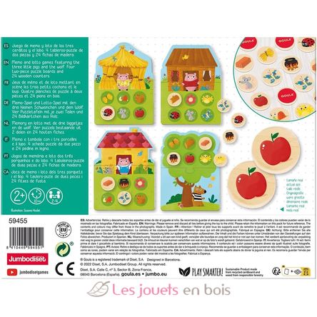 Mémo et Loto des 3 Petits Cochons GO59455 Goula 6