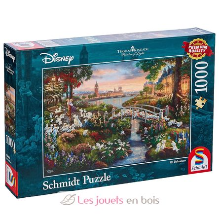 Puzzle Les 101 Dalmatiens 1000 pcs S-59489 Schmidt Spiele 1