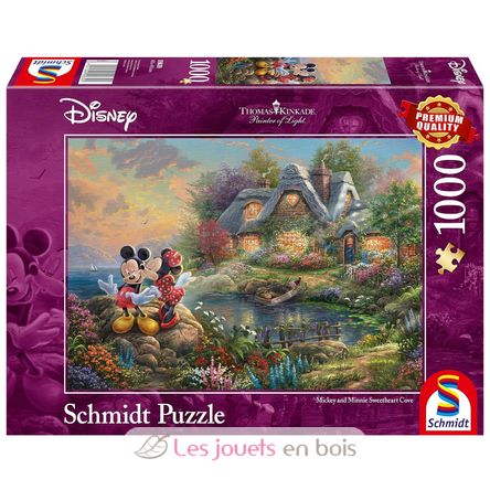 Puzzle Mickey et Minnie amoureux 1000 pcs S-59639 Schmidt Spiele 1