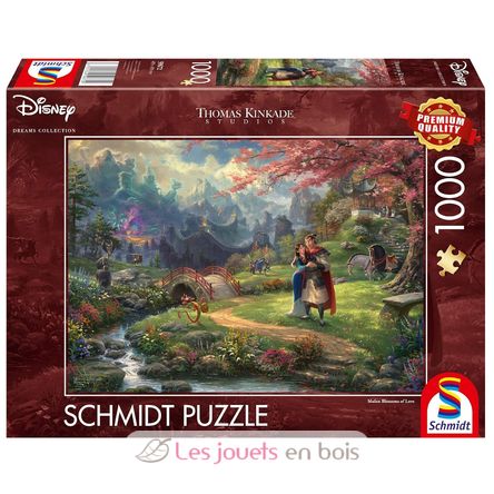 Puzzle Mulan Fleurs d'Amour 1000 pcs S-59672 Schmidt Spiele 1