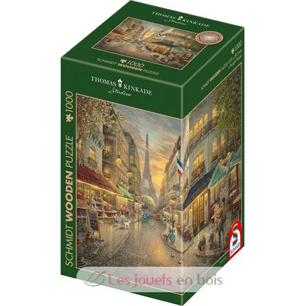 Puzzle en bois Paris pittoresque 1000 pcs S-59798 Schmidt Spiele 4