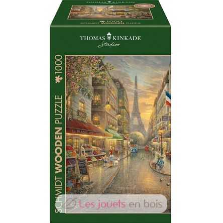 Puzzle en bois Paris pittoresque 1000 pcs S-59798 Schmidt Spiele 1