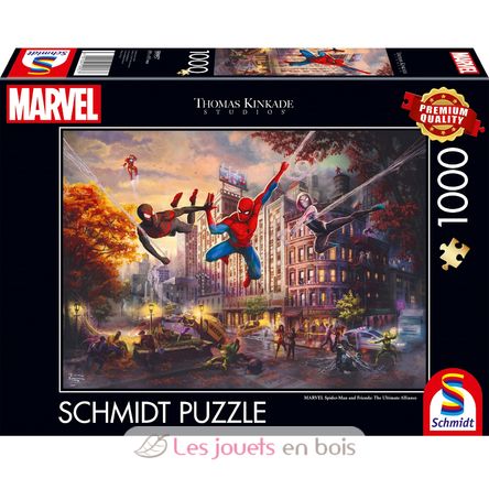 Puzzle Marvel Spider-Man et ses amis 1000 pcs S-59957 Schmidt Spiele 1