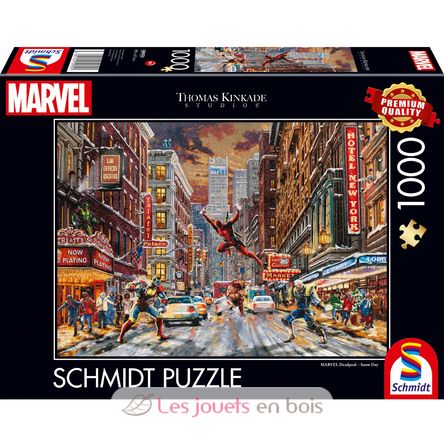 Puzzle Marvel Deadpool 1000 pcs S-59959 Schmidt Spiele 1