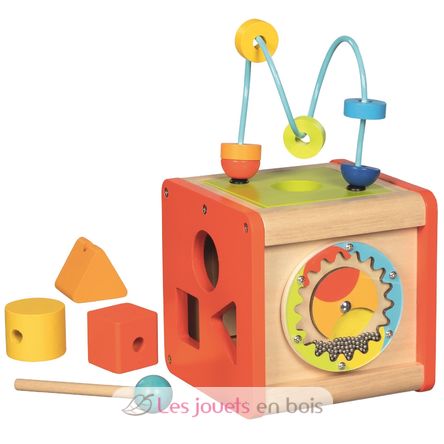 Cube de motricité et d'activités musicales GK59966 Goki 1