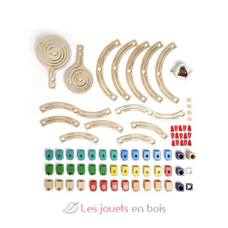Le Cyclone circuit de billes HAPE6008-3739 Quadrilla 3