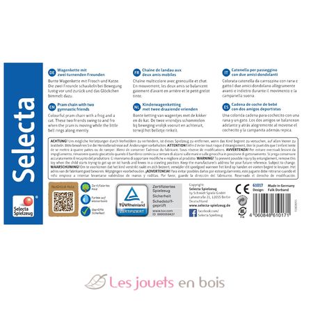 Amici - Chaîne de landau aux deux amis SE1362-4201 Selecta 6