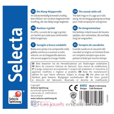 Girollo hochet rouleau rigolo SE1413-4211 Selecta 3