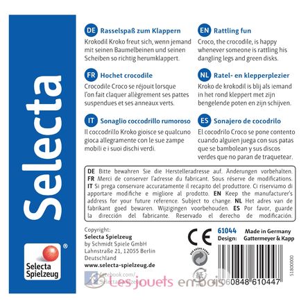 Hochet Croco SE1478-4091 Selecta 5