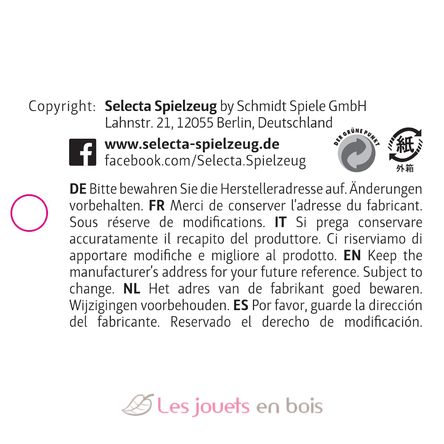 Clips en bois massif 3,5 cm SE61060 Selecta 3