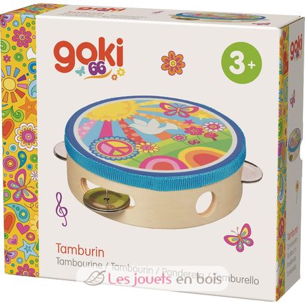 Tambourin Flower Power GK61841 Goki 2