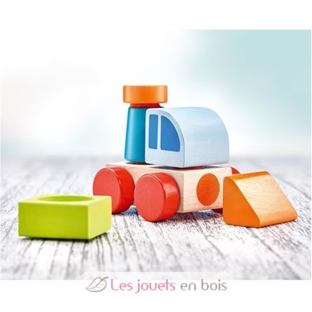 Véhicule en bois, velcro 6 pcs SE62065 Selecta 2