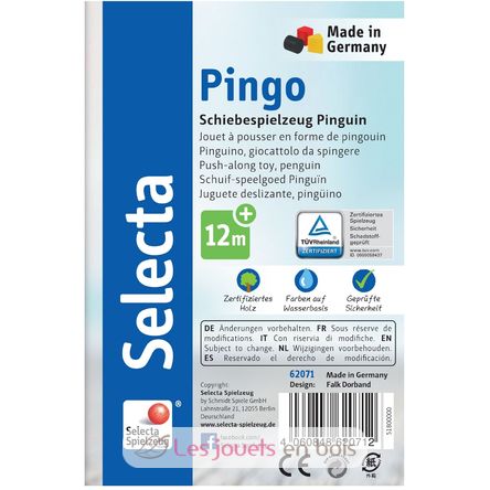 Pingo jouet à pousser SE62071 Selecta 4