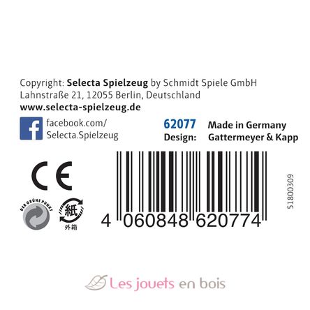 Véhicule de pompiers, velcro 7 pcs SE62077 Selecta 5