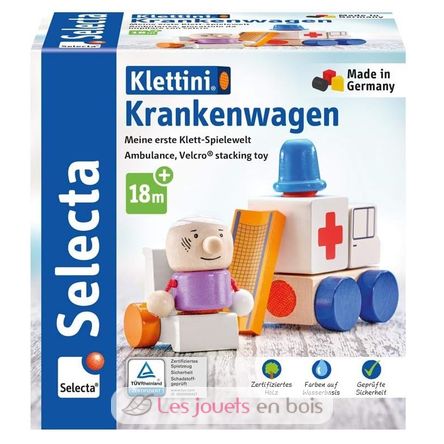 Ambulance en bois, 7 pcs SE62081 Selecta 3