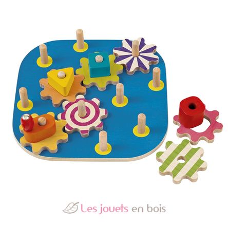 Jeu d'engrenages en bois Mecanico SE62935 Selecta 1