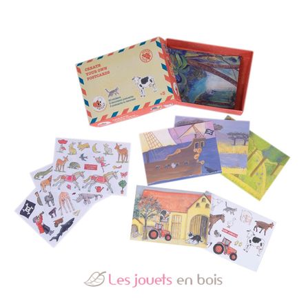 Cartes postales avec autocollants EG630548 Egmont Toys 3