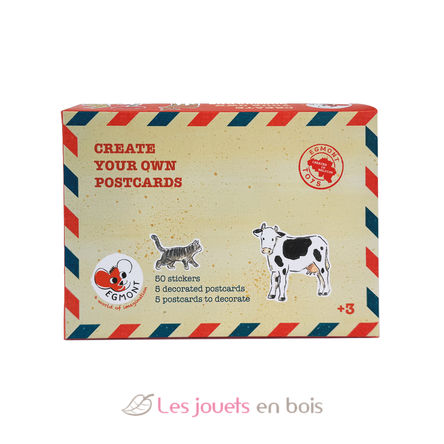 Cartes postales avec autocollants EG630548 Egmont Toys 4