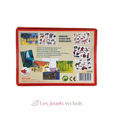 Cartes postales avec autocollants EG630548 Egmont Toys 5