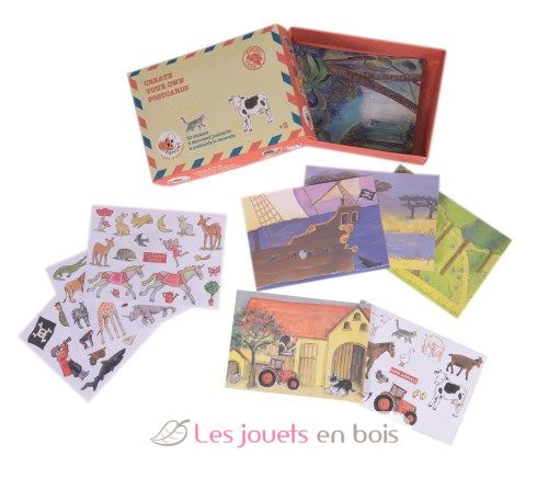 Cartes postales avec autocollants EG630548 Egmont Toys 2