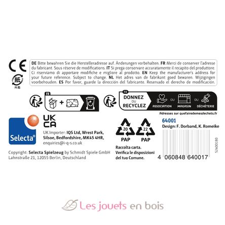 Hochet étoilé rose SE64001 Selecta 6
