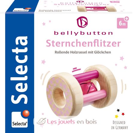 Hochet étoilé rose SE64001 Selecta 5