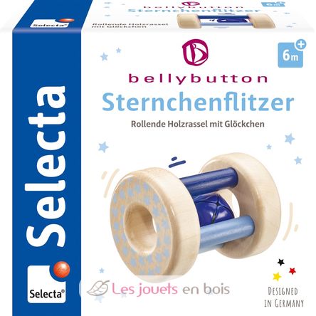 Hochet étoilé bleu SE64011 Selecta 2