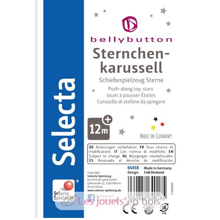 Carrousel étoilé à pousser SE64018 Selecta 6