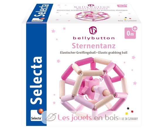 Hochet Danse des étoiles rose SE64021 Selecta 3