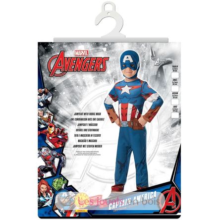 Déguisement Captain America enfant 3-4 ans R640832-T34 Rubies 3