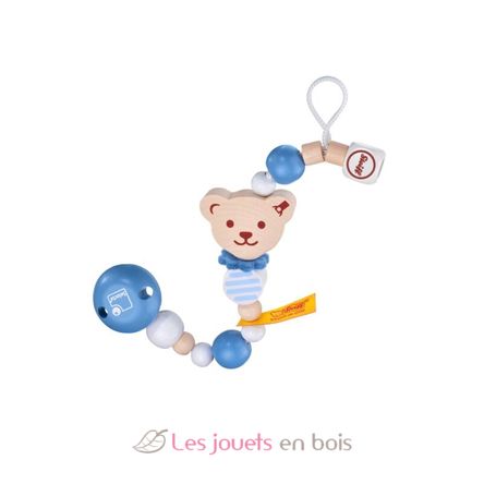 Attache-tétine Ours Steiff bleu SE64303 Selecta 3