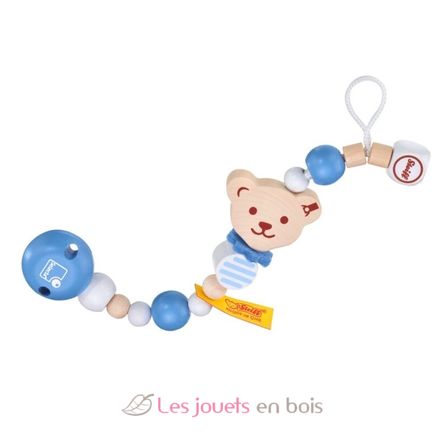 Attache-tétine Ours Steiff bleu SE64303 Selecta 1