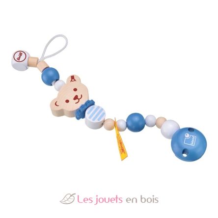 Attache-tétine Ours Steiff bleu SE64303 Selecta 2