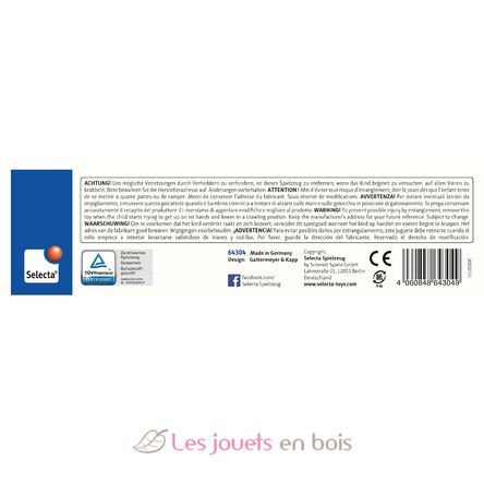 Chaîne pour poussette Ours Steiff rose SE64304 Selecta 8