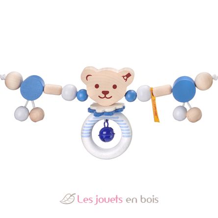 Chaîne pour poussette Ours Steiff bleu SE64305 Selecta 6