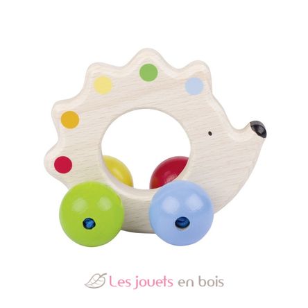 Hochet hérisson avec perles GK65320 Goki 1
