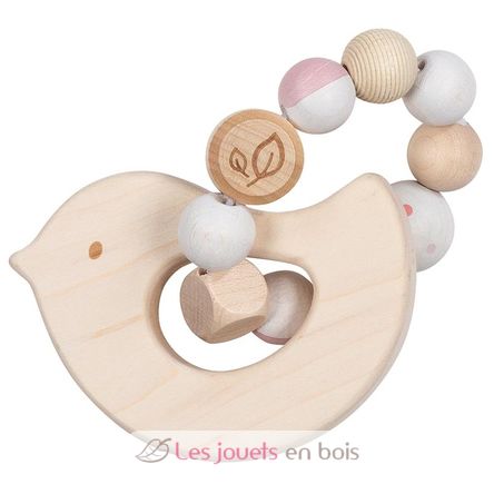 Hochet en bois flexible Oiseau GK65336 Goki 1