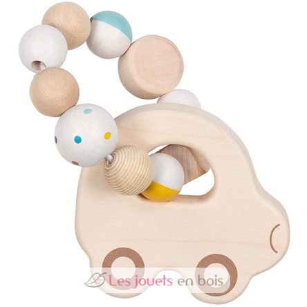 Hochet en bois flexible Voiture GK65339 Goki 1